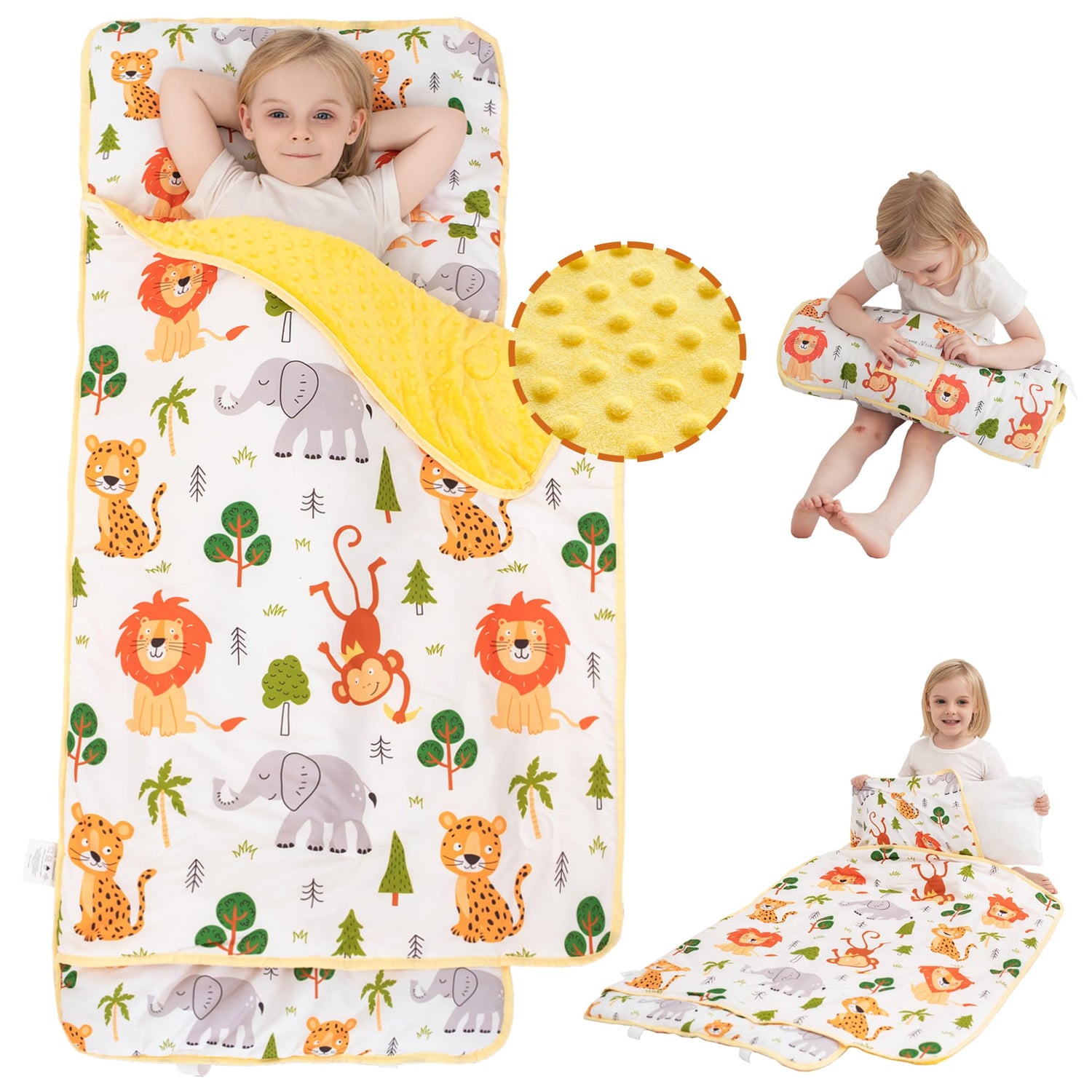 Cozy Comfort Nap Mat - Zoo Animal