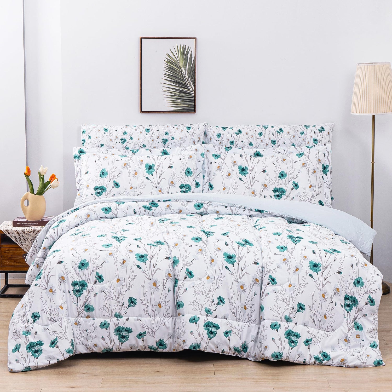 Celestial Floral Reverie  Comforter Set 7 Pieces