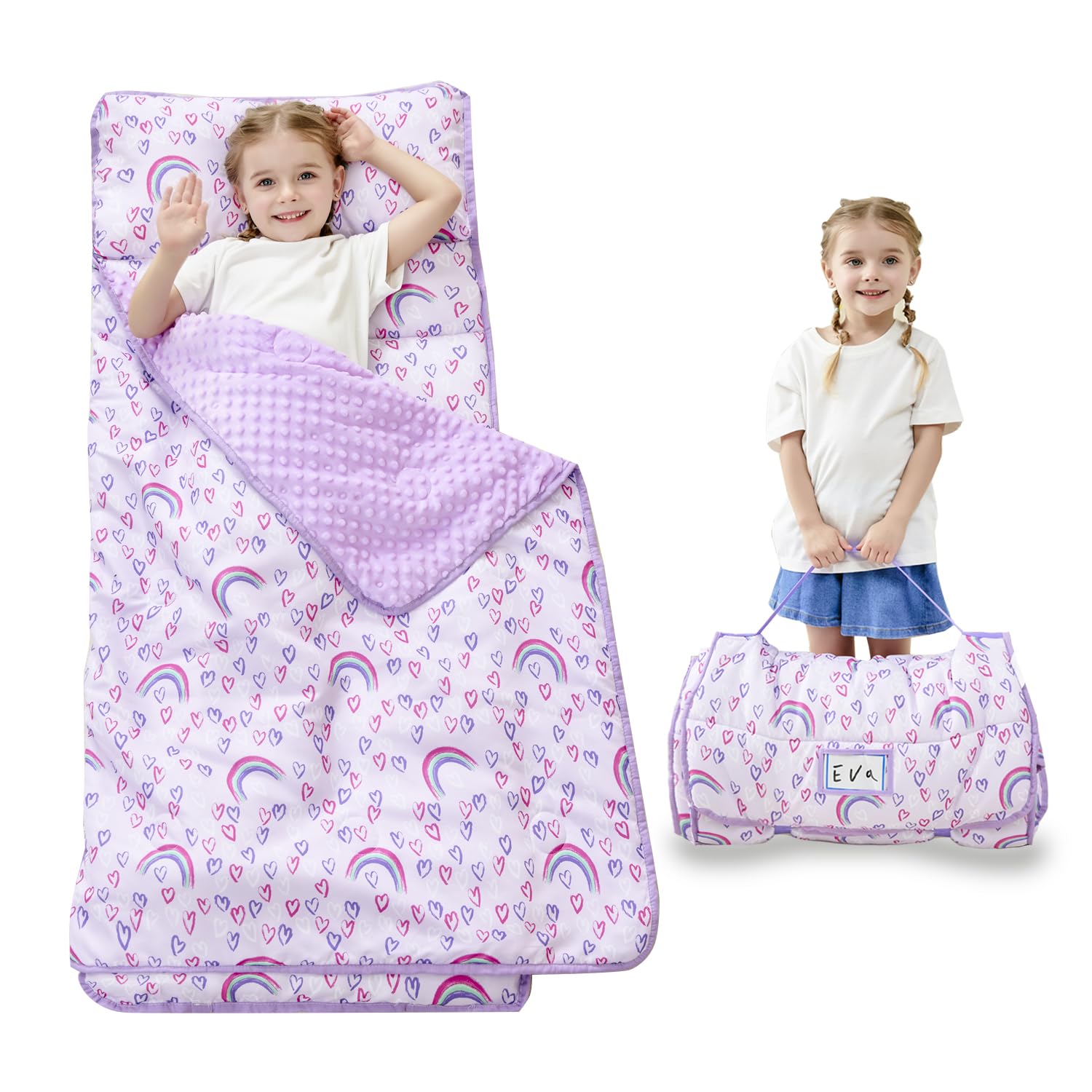 Cozy Comfort Nap Mat - Rainbow