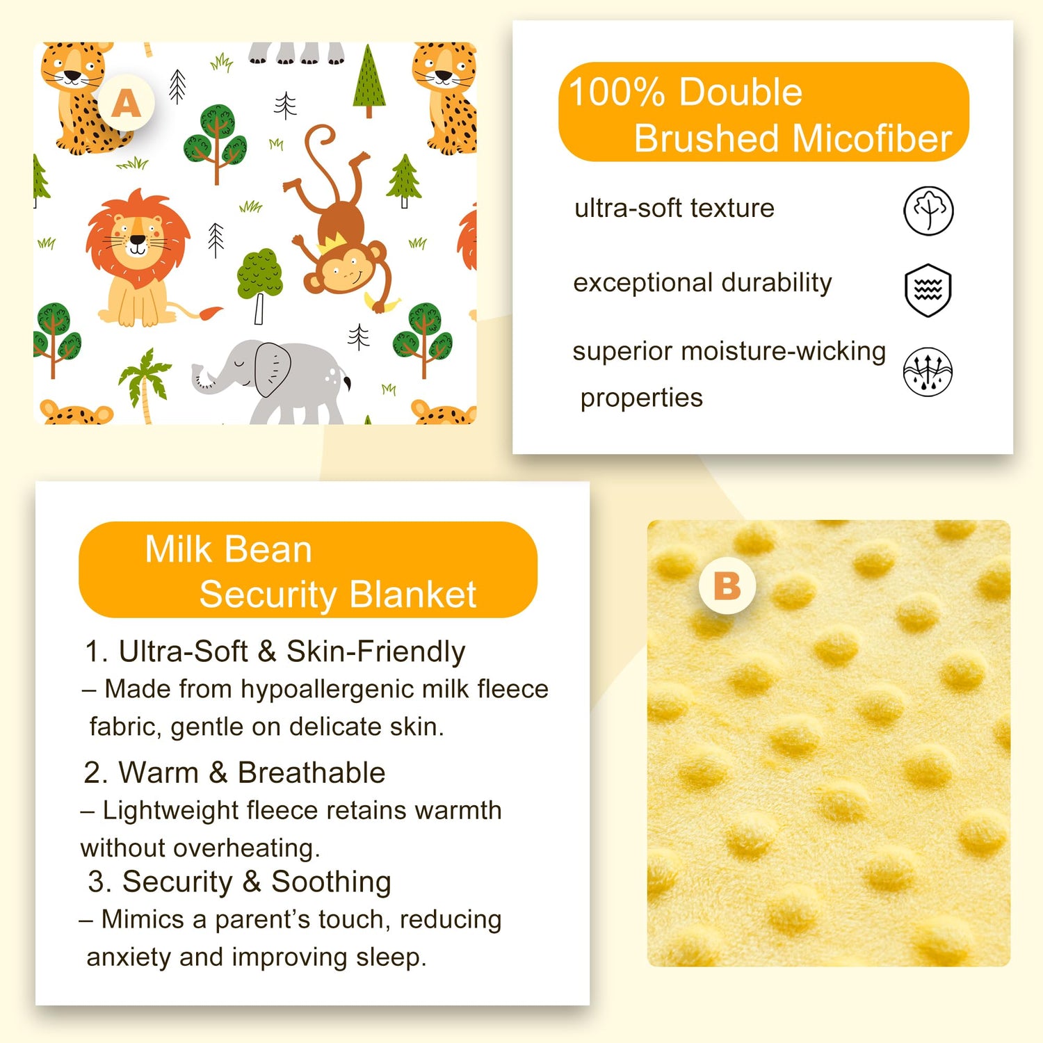 Cozy Comfort Nap Mat - Zoo Animal