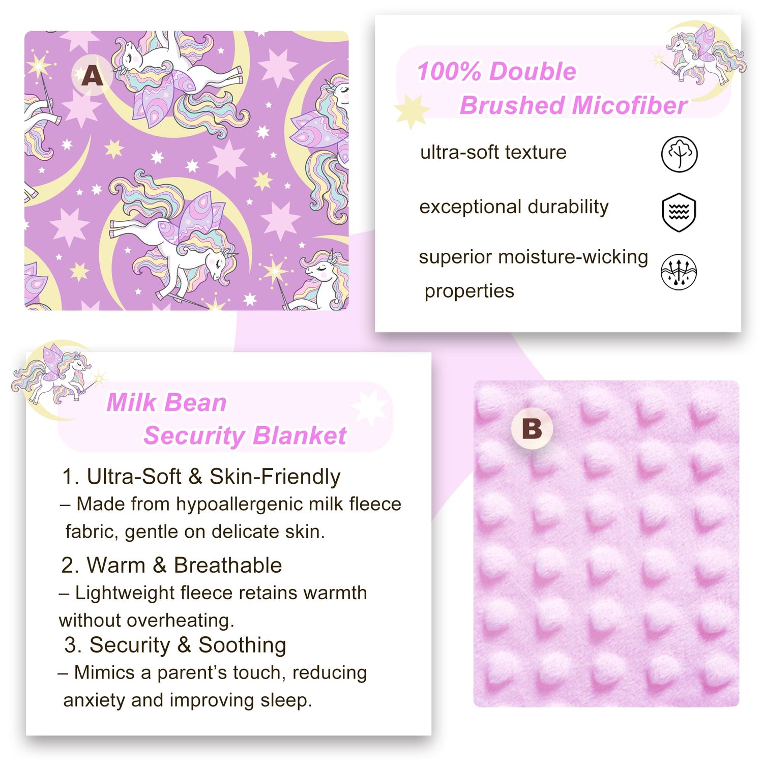 Cozy Comfort Nap Mat - Unicorn Magic