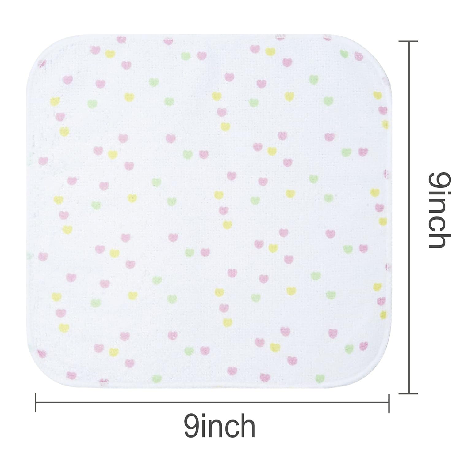 9x9 Unicorn Baby Washcloths