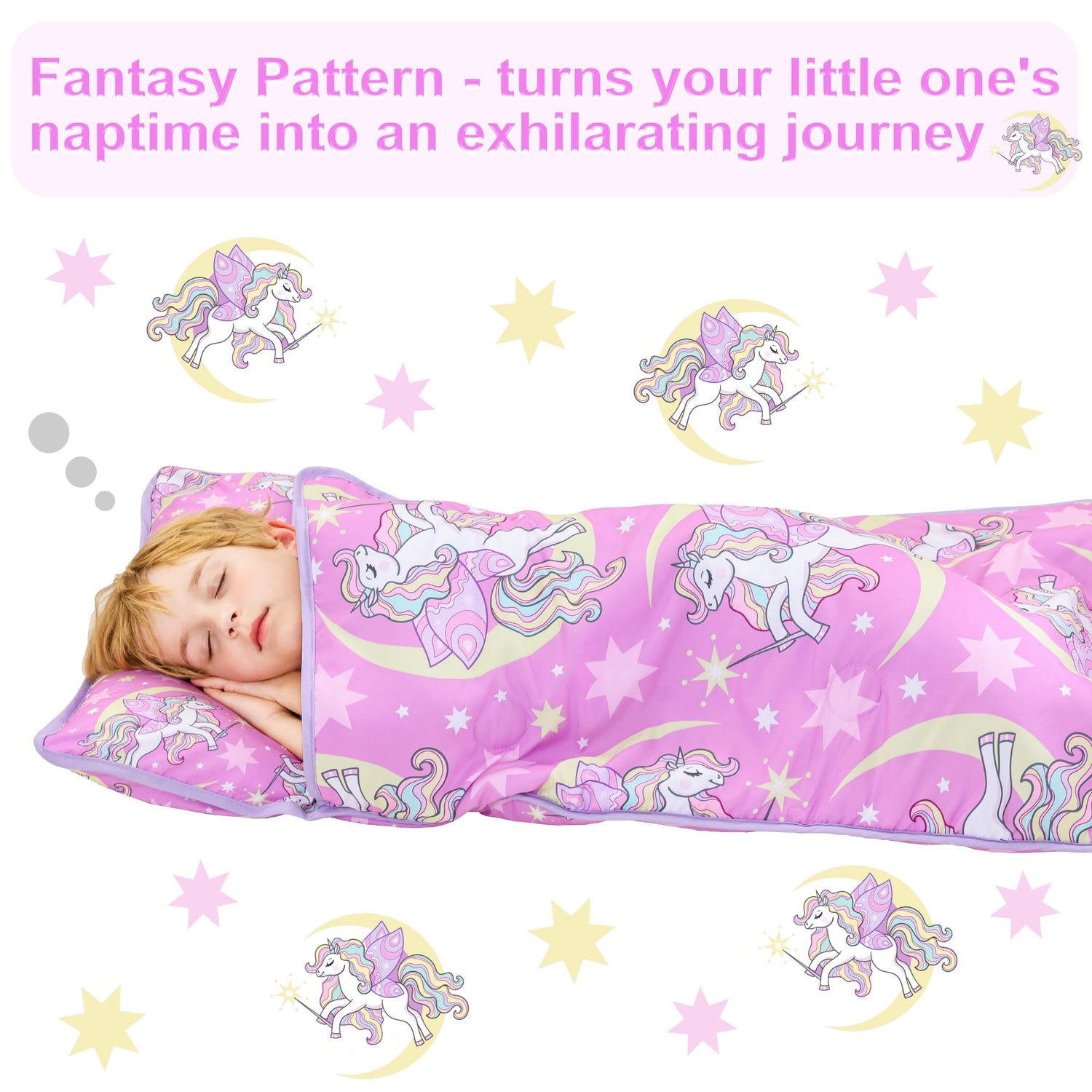 Cozy Comfort Nap Mat - Unicorn Magic